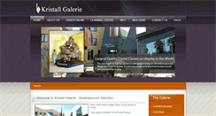 Desktop Screenshot of kristallgalerie.com