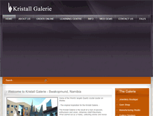 Tablet Screenshot of kristallgalerie.com